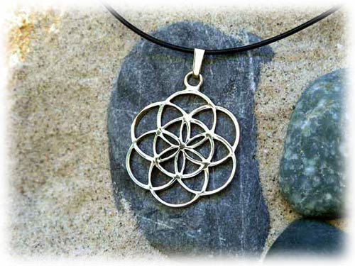 seed-of-life. This pendant is for sale. Click photo for info